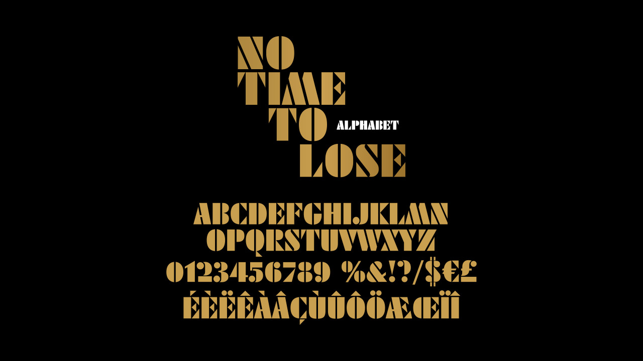 Vector Alphabet : NO TIME TO DIE Vector Alphabet : NO TIME TO DIE