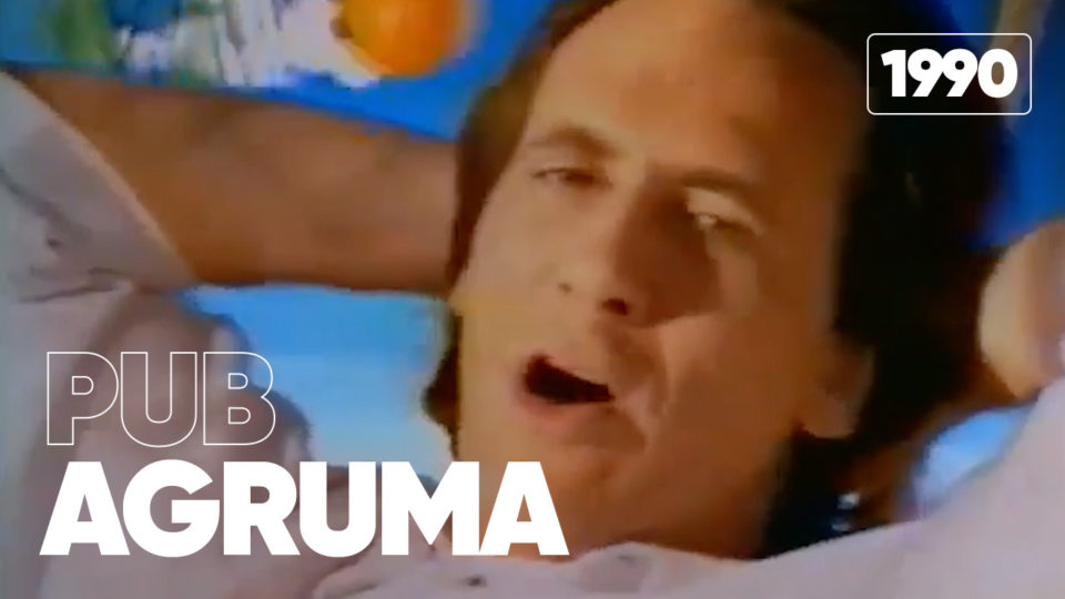Pub Agruma (1990) avec Philippe Lavil Pub Agruma (1990) avec Philippe Lavil