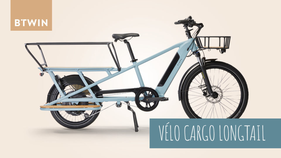 B'TWIN | Vélo cargo Longtail (2021) by Waiona