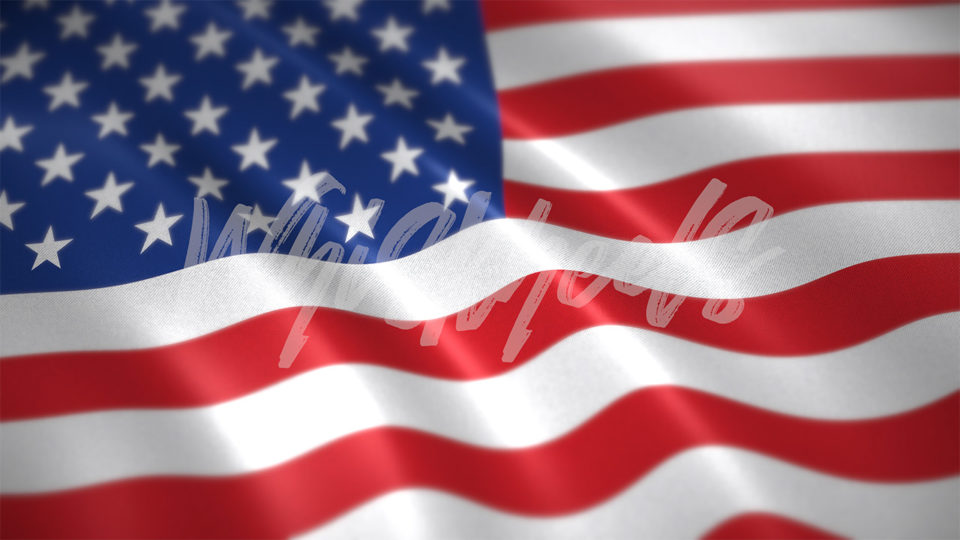 Image Stock | Waving flag : USA