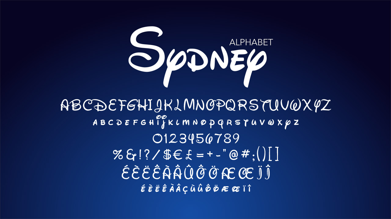Vector Alphabet : DISNEY Vector Alphabet : DISNEY