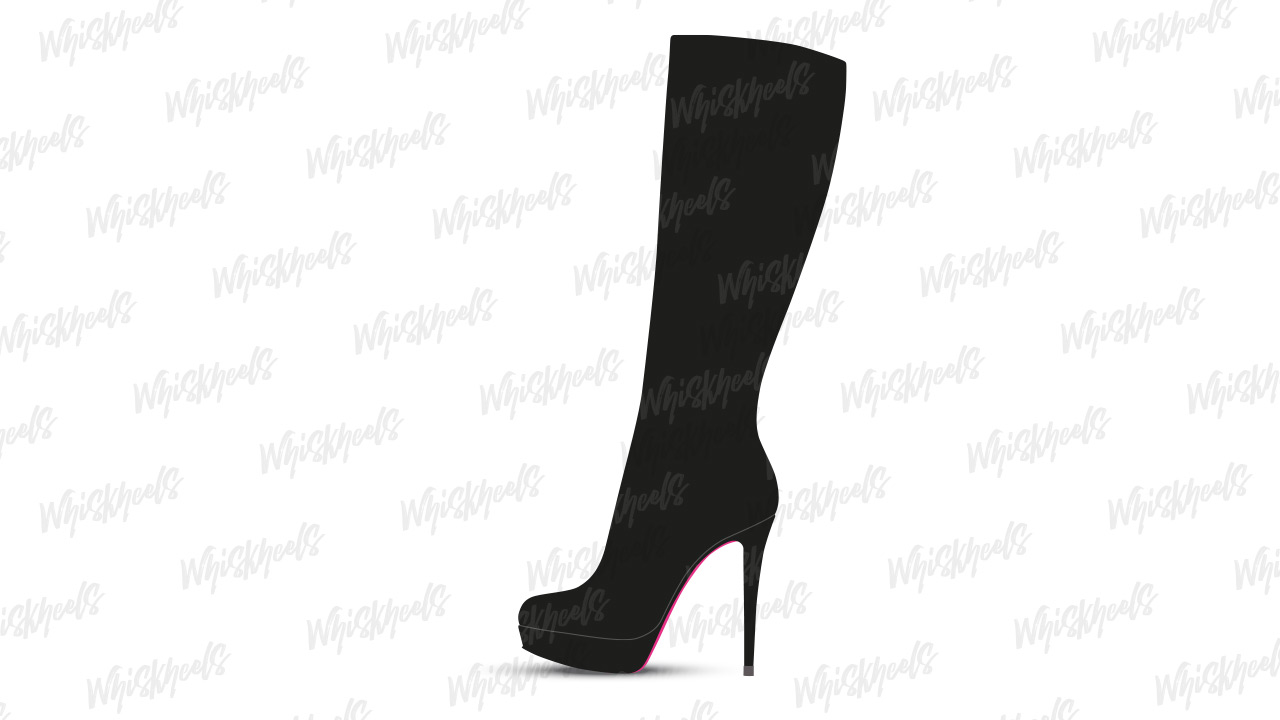 Image Stock | High heels : Black Bianca Botta boots Image Stock | High heels : Black Bianca Botta boots