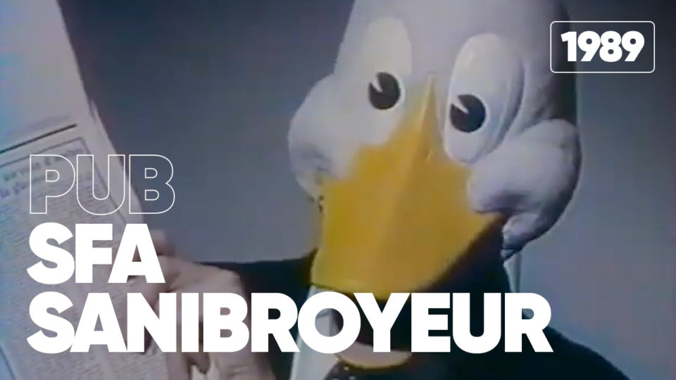 Pub SFA SANIBROYEUR (1989) | Nos Années Pub