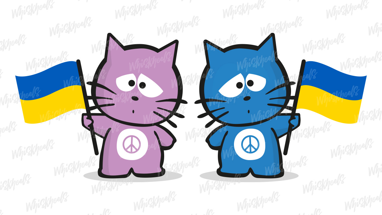 Image Stock | Kitty : Standing with Ukraine Image Stock | Kitty : Standing with Ukraine