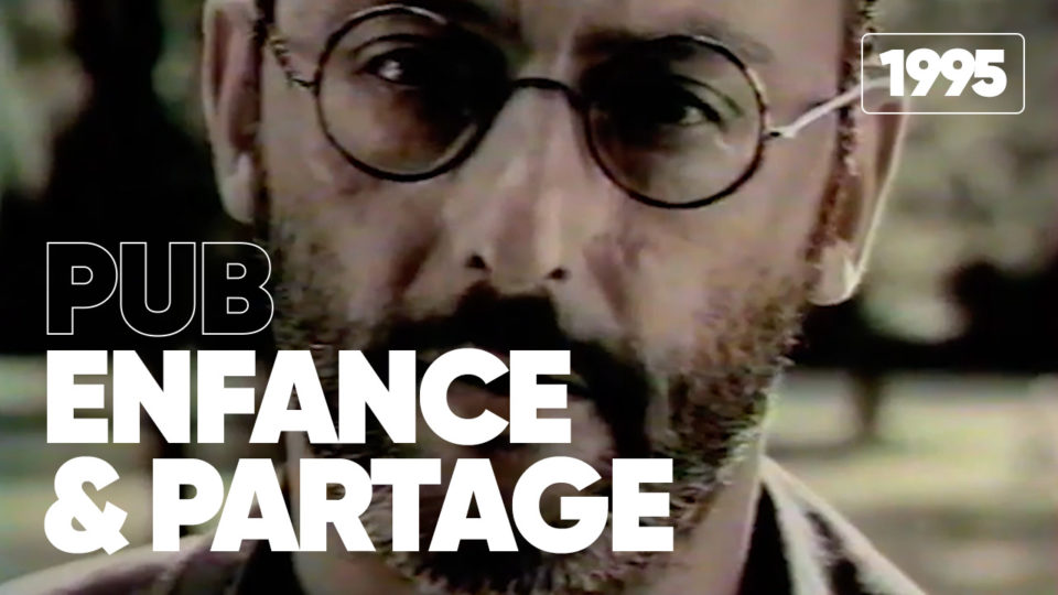 Pub ENFANCE & PARTAGE : Le mur (1995) avec Jean Reno
