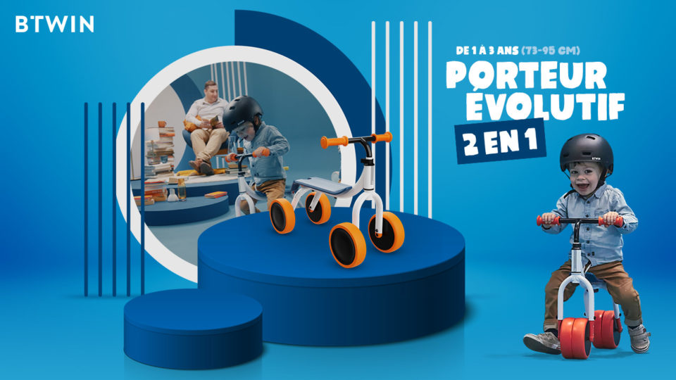 B'TWIN | Porteur évolutif 2 en 1 (2022), by Waiona B'TWIN | Porteur évolutif 2 en 1 (2022), by Waiona