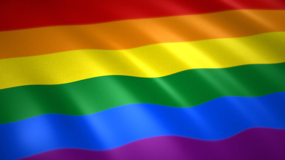 Image Stock | Animated waving flag : LGBTQ+ (4K)