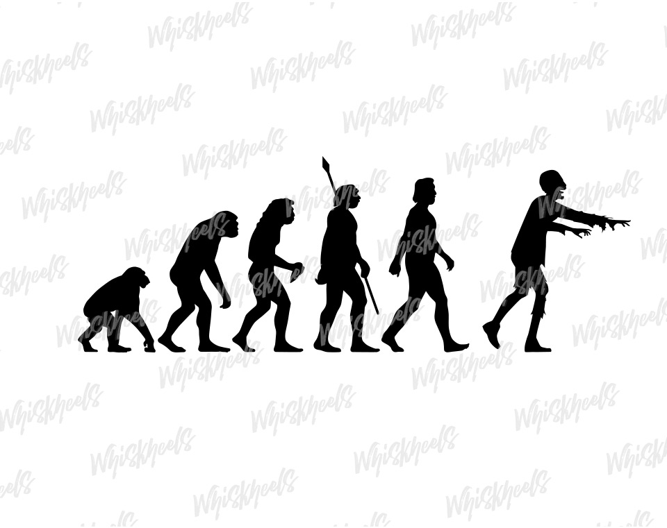 Illustration vectorielle THÉORIE DE L'ÉVOLUTION personnalisable