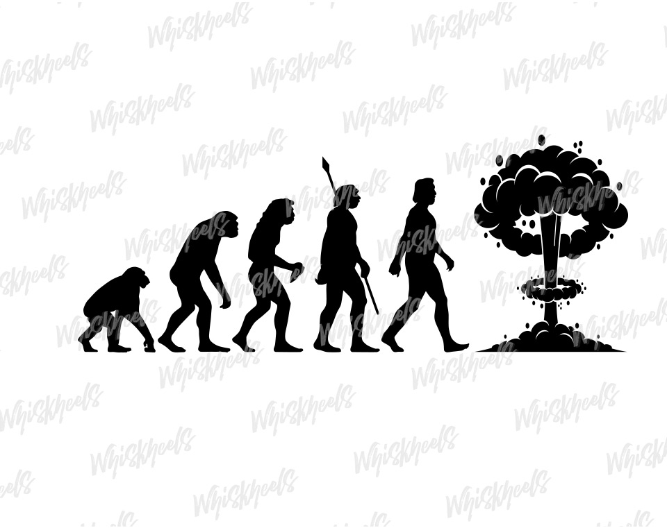 Illustration vectorielle THÉORIE DE L'ÉVOLUTION personnalisable